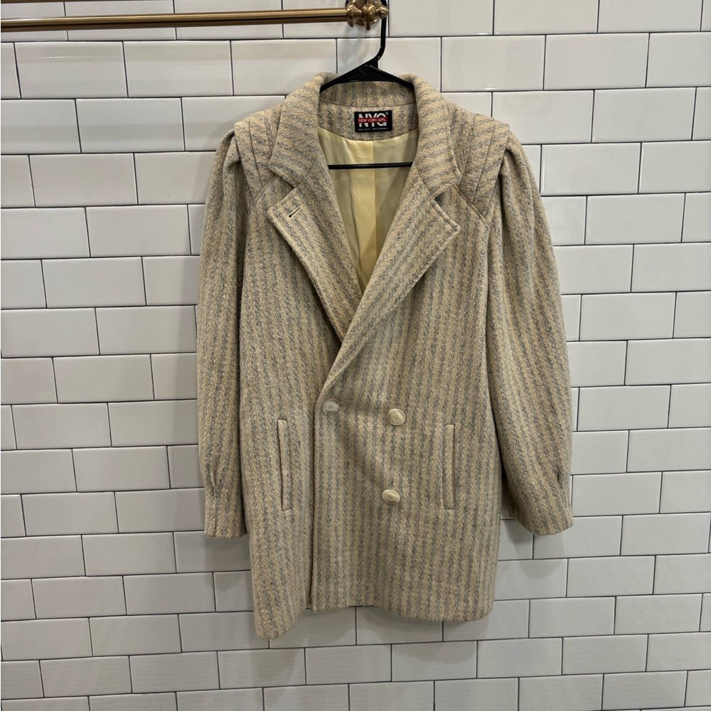Vintage Double-Breasted Wool Coat